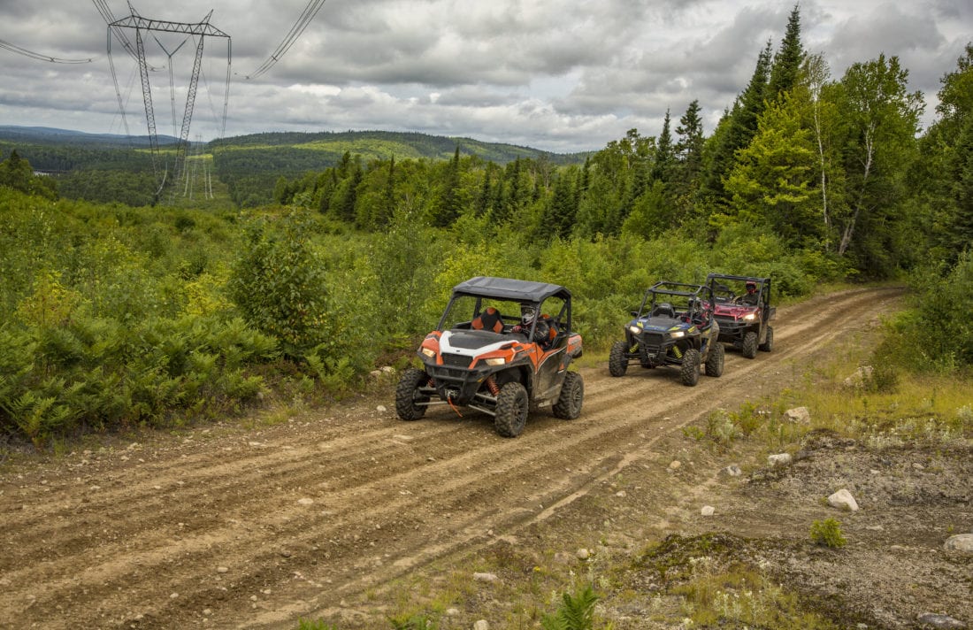 Trail riding with the Destination Polaris Crew