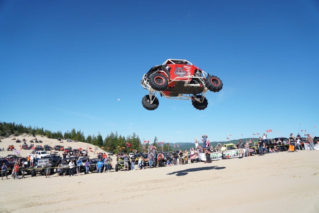 Al McBeth lands world record UTV Sand Jump