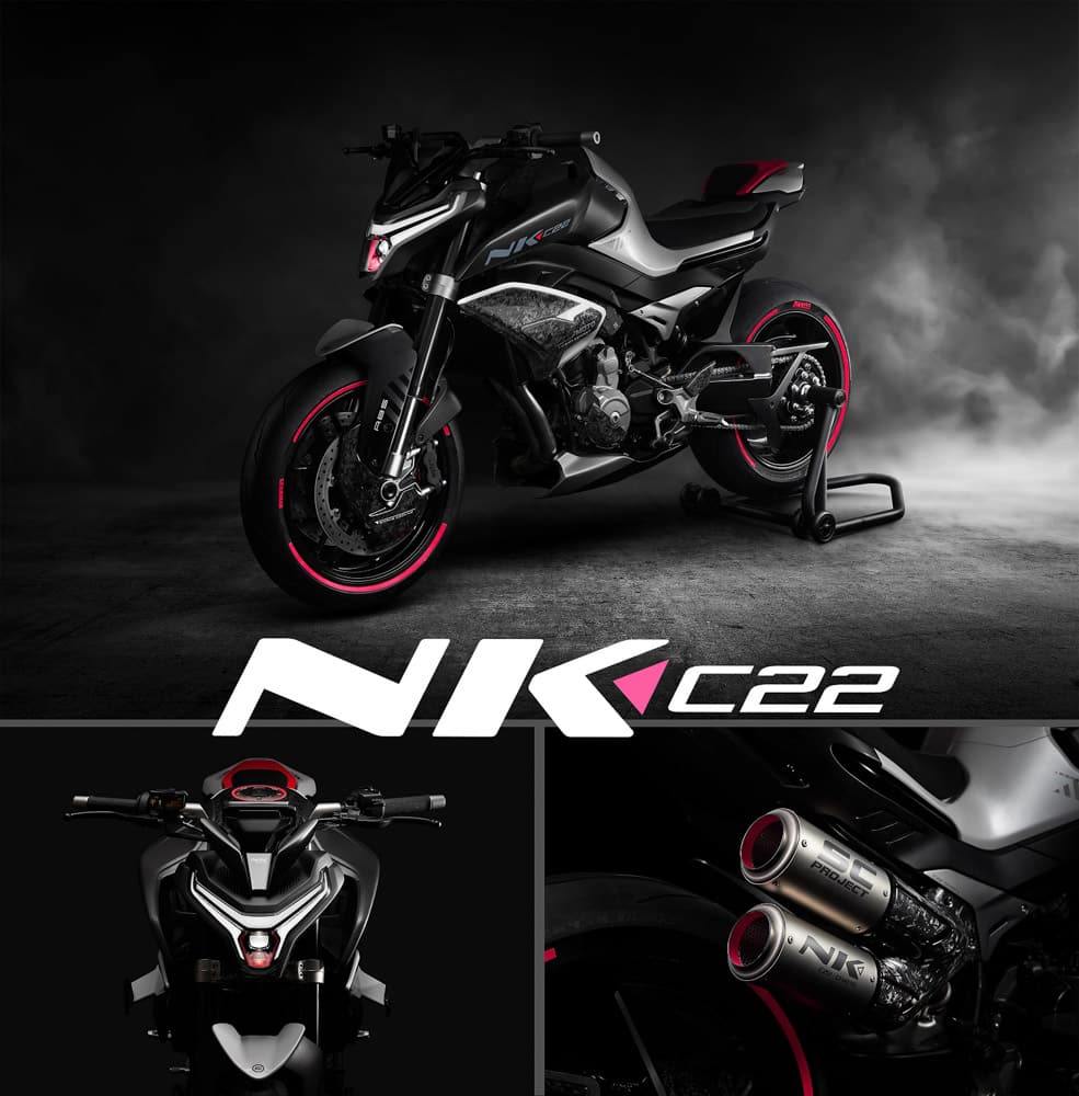 CFMOTO Reveals all new CONCEPT Model NK-C22 and its sub electric brand ZEEHO at EICMA 2022