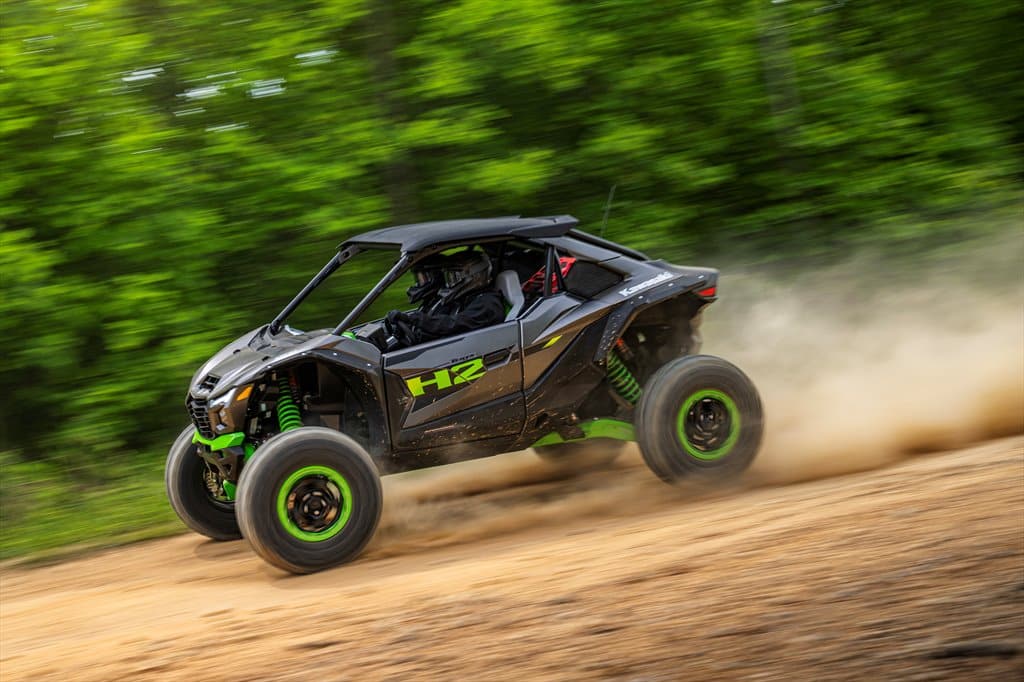 16.1 inches of ground clearance, a 74-inch stance and long-travel suspension.