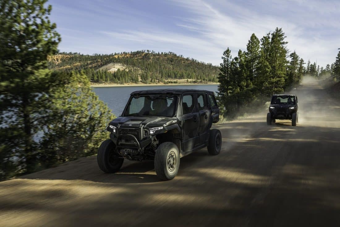 2027 Polaris XPEDITION on the trail with the new NUMATIX transmission